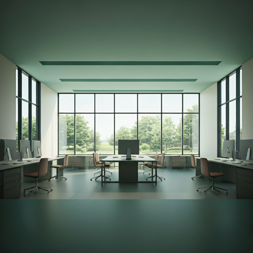 Modern university research lab workstation