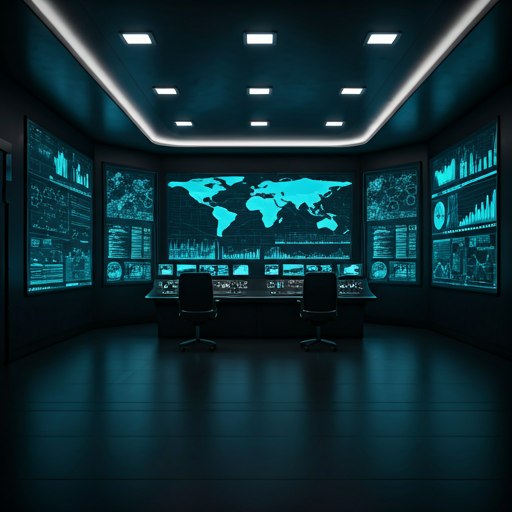 Advanced power distribution grid control room